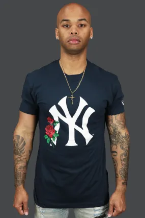 New York Yankees State Flower Shirt | New Era Navy