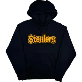 NFL Team Apparel Pittsburgh Steelers Pullover Hoodie Black