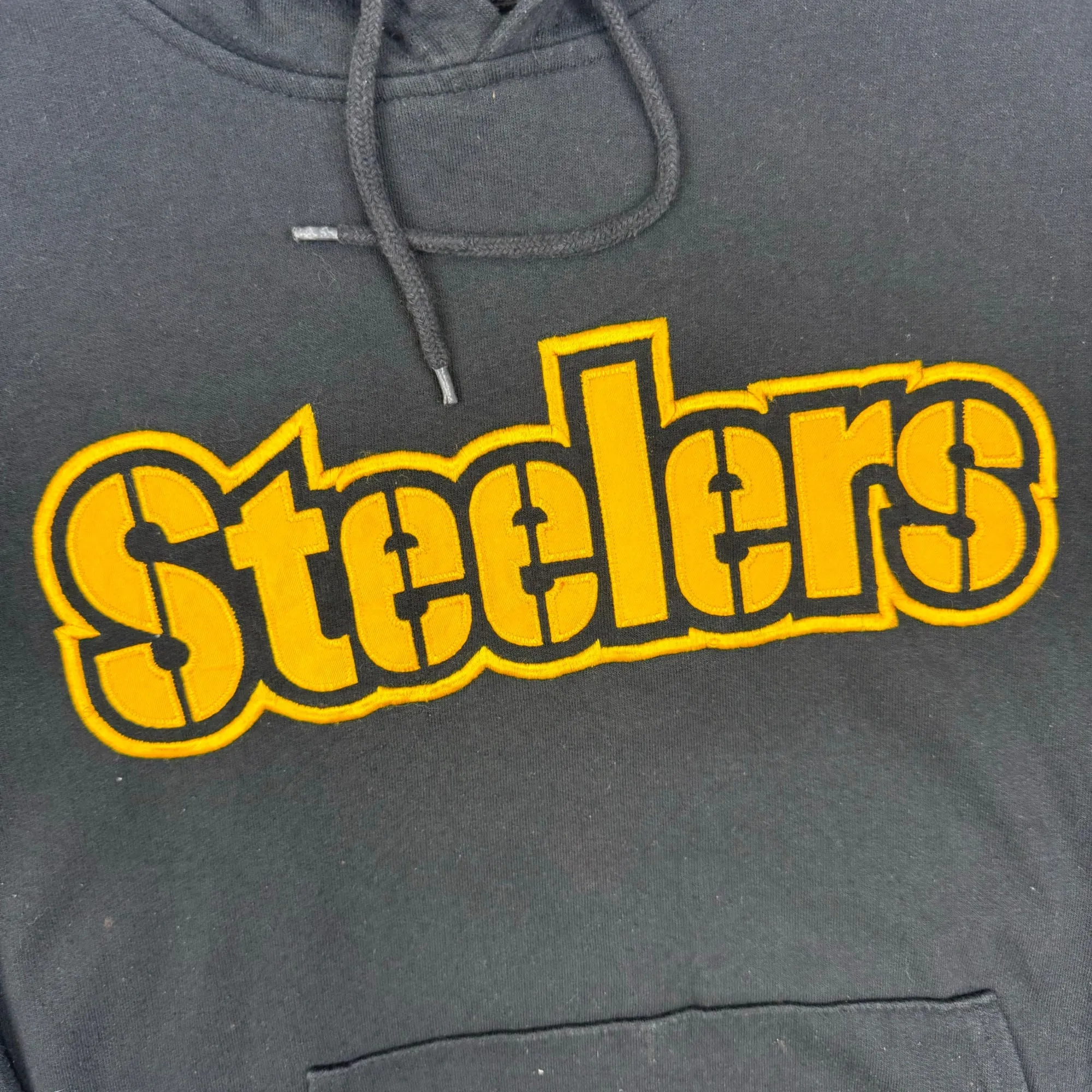 NFL Team Apparel Pittsburgh Steelers Pullover Hoodie Black