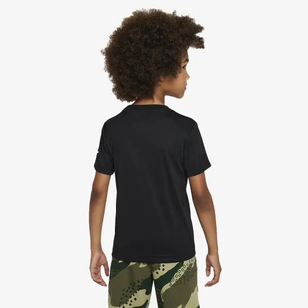 NIKE JUNIOR SPORTSWEAR JUST DO IT BLACK CAMO TEE