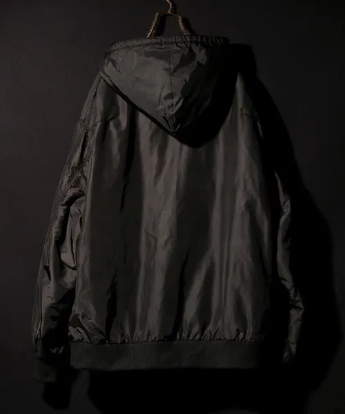 Number Nine High Density Nylon Hooded Jacket