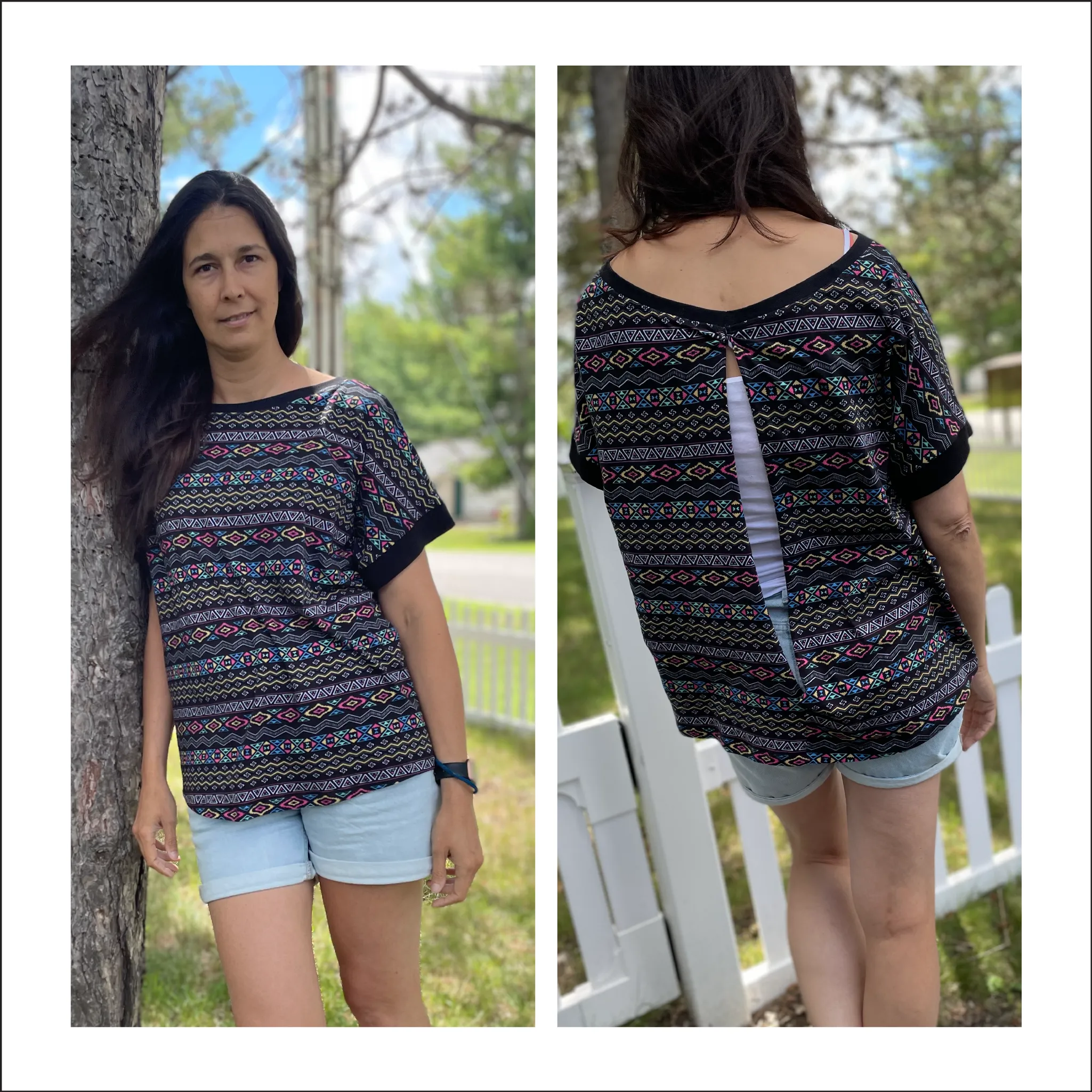 Open Back Dolman | Adult Size S0c-L1c | Beginner Level Sewing Pattern