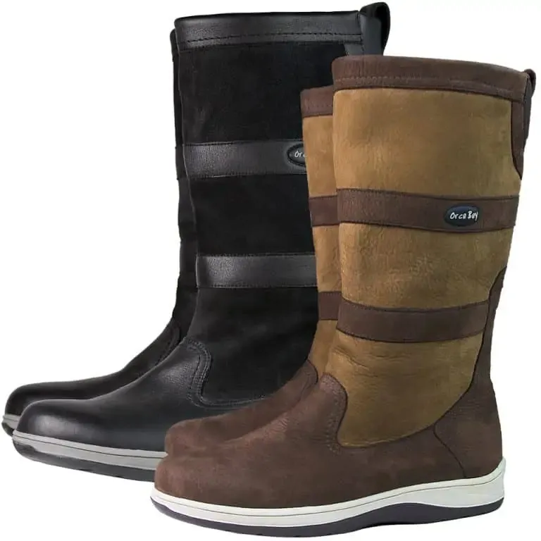 Orca Bay Triple Layer Handstitched Leather Sailing Boots - Storm Sailing Boots SALE!