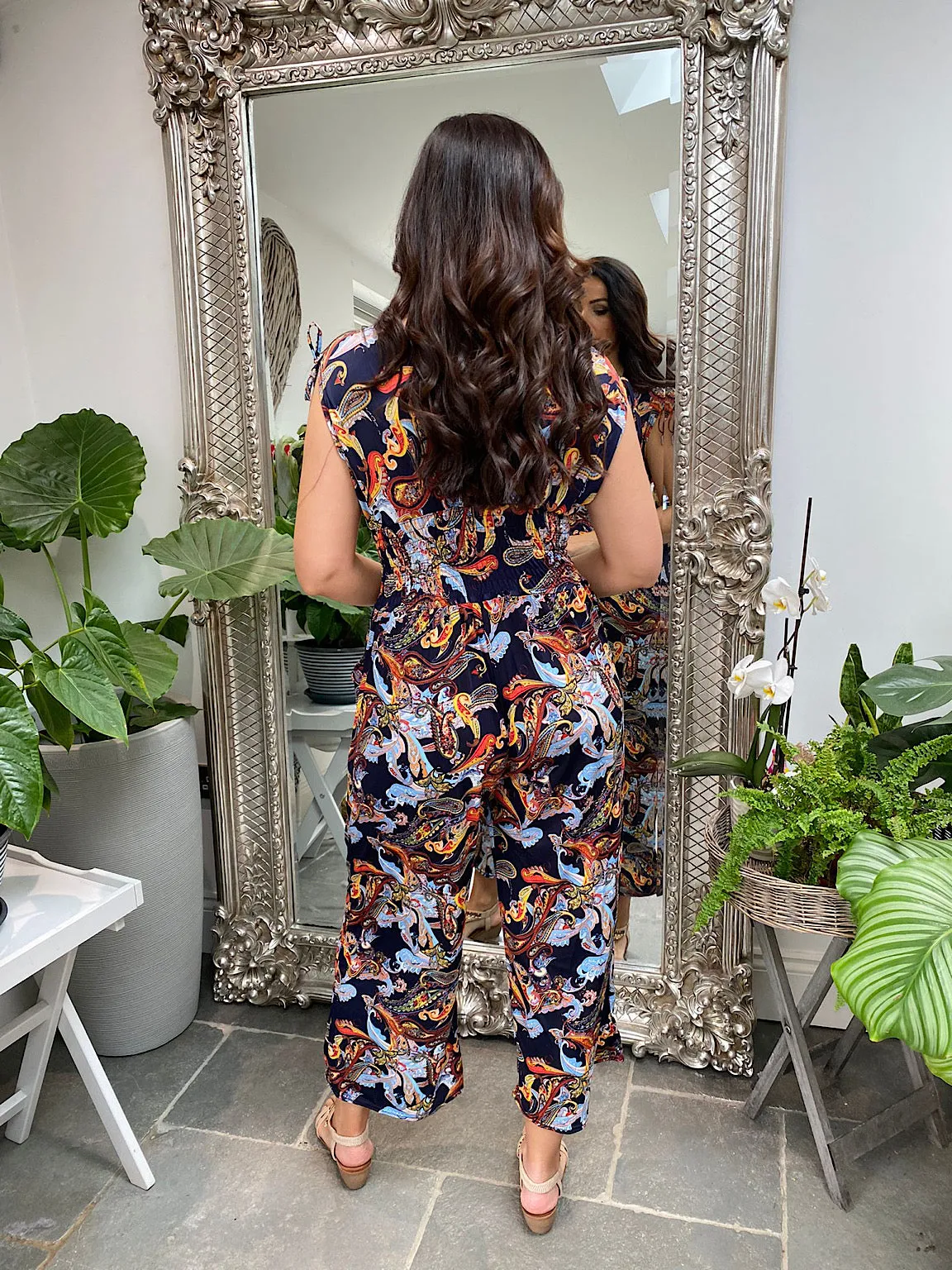 Paisley Print Jumpsuit Sarah