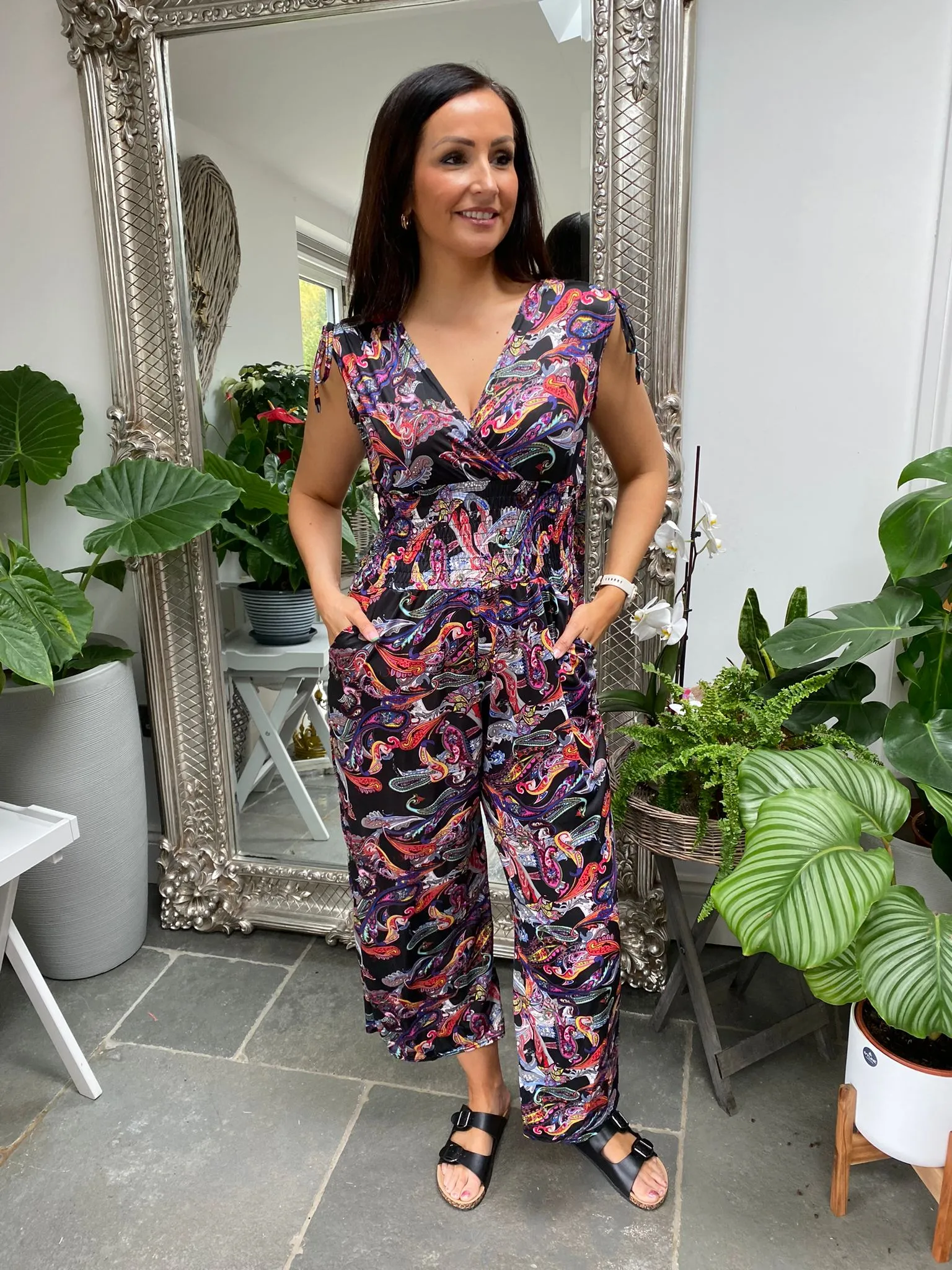 Paisley Print Jumpsuit Sarah