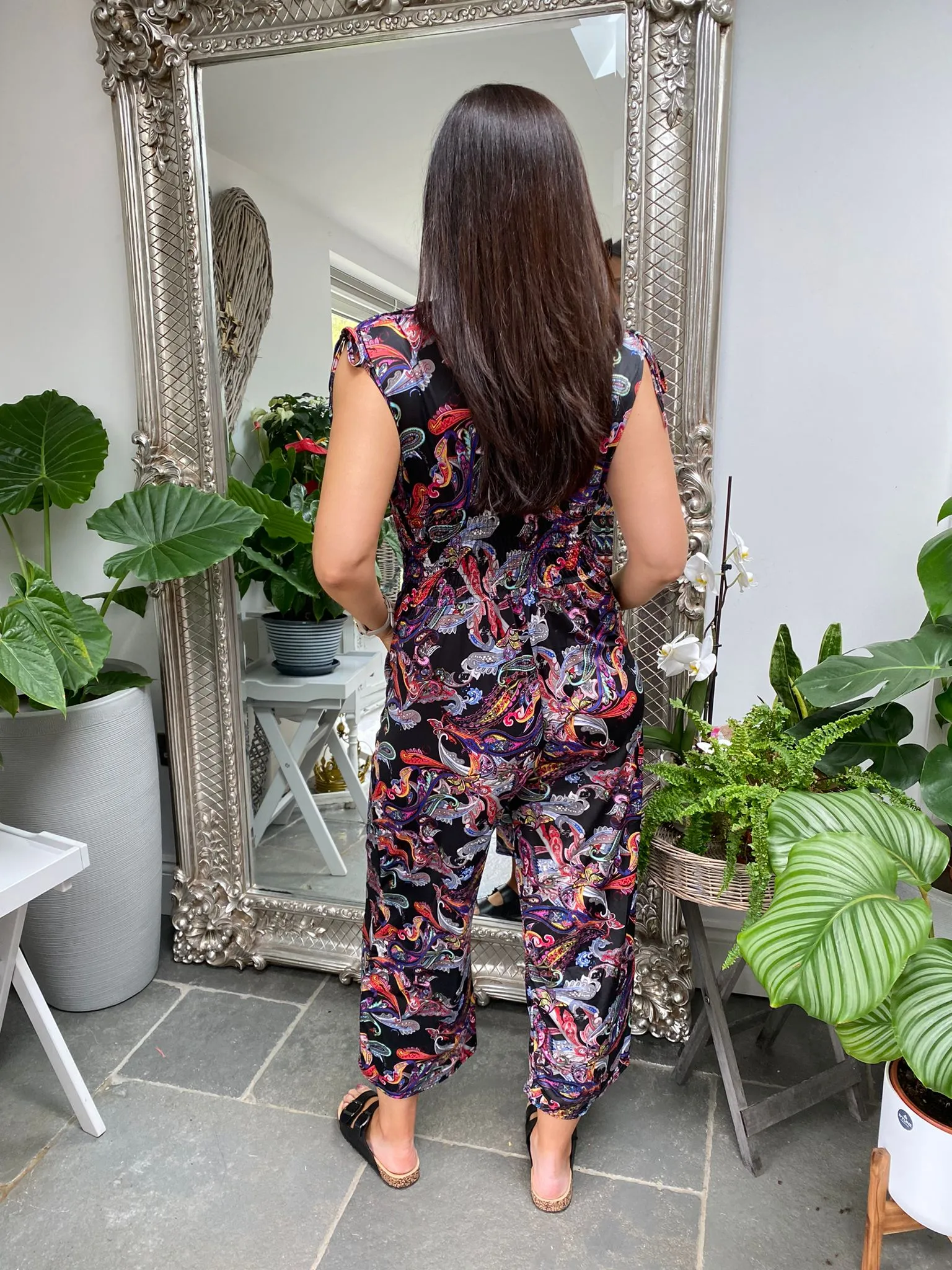 Paisley Print Jumpsuit Sarah