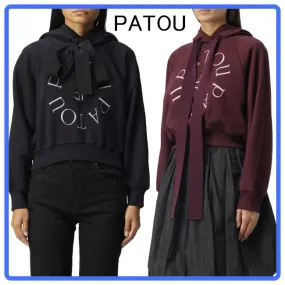 PATOU  |Long Sleeves Logo Hoodies & Sweatshirts