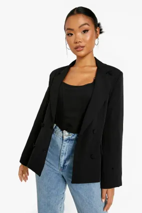 Petite Oversized Double Breasted Blazer