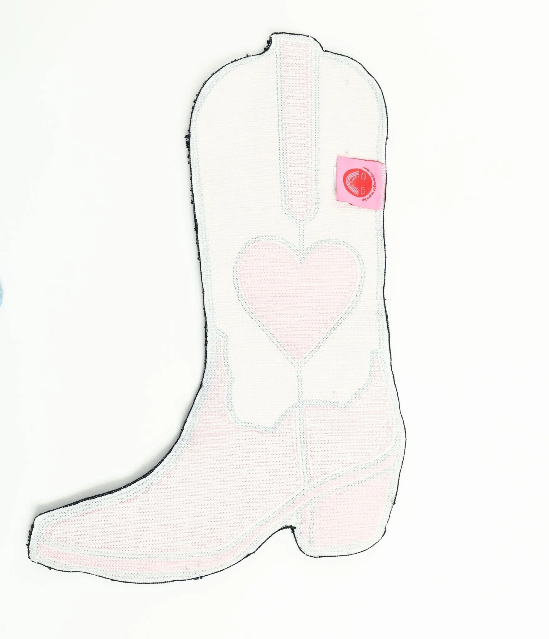 Pink Western Cowboy Boot Rug