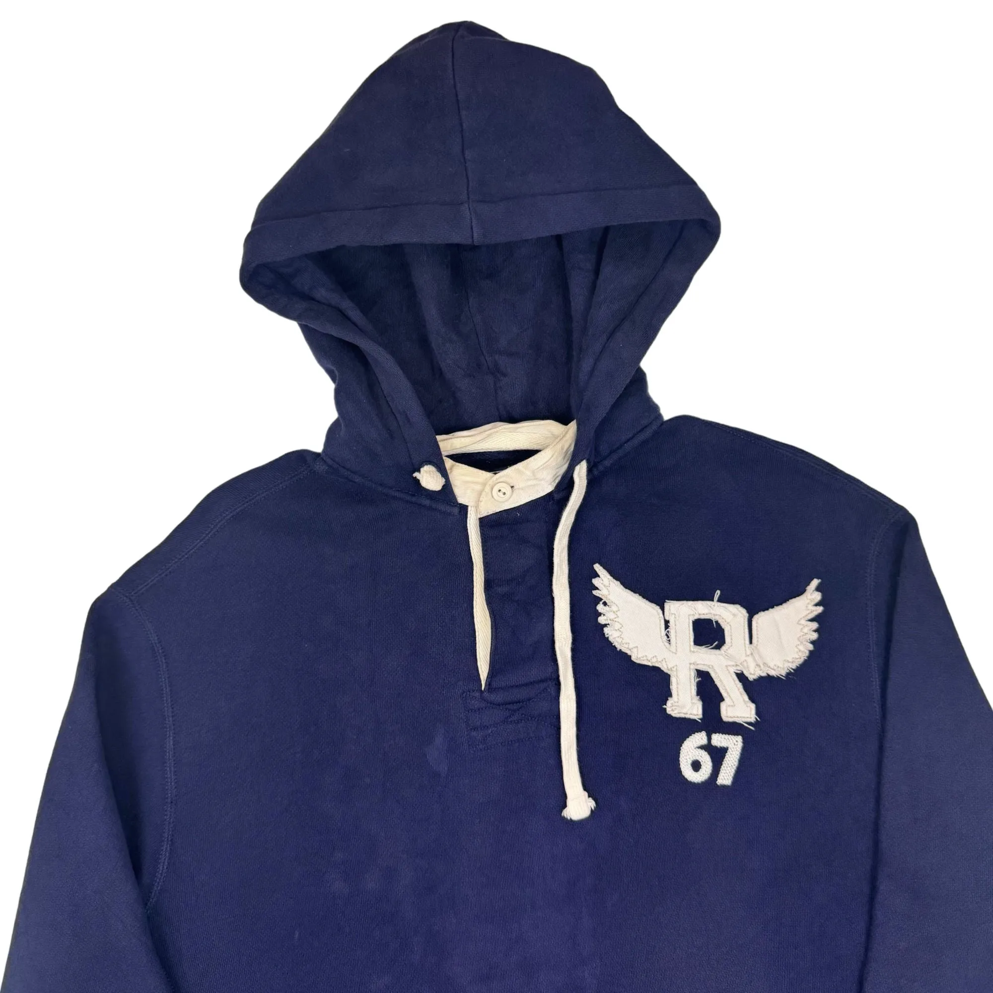 Polo Ralph Lauren 90's R Wing 67 Pullover Hoodie Navy