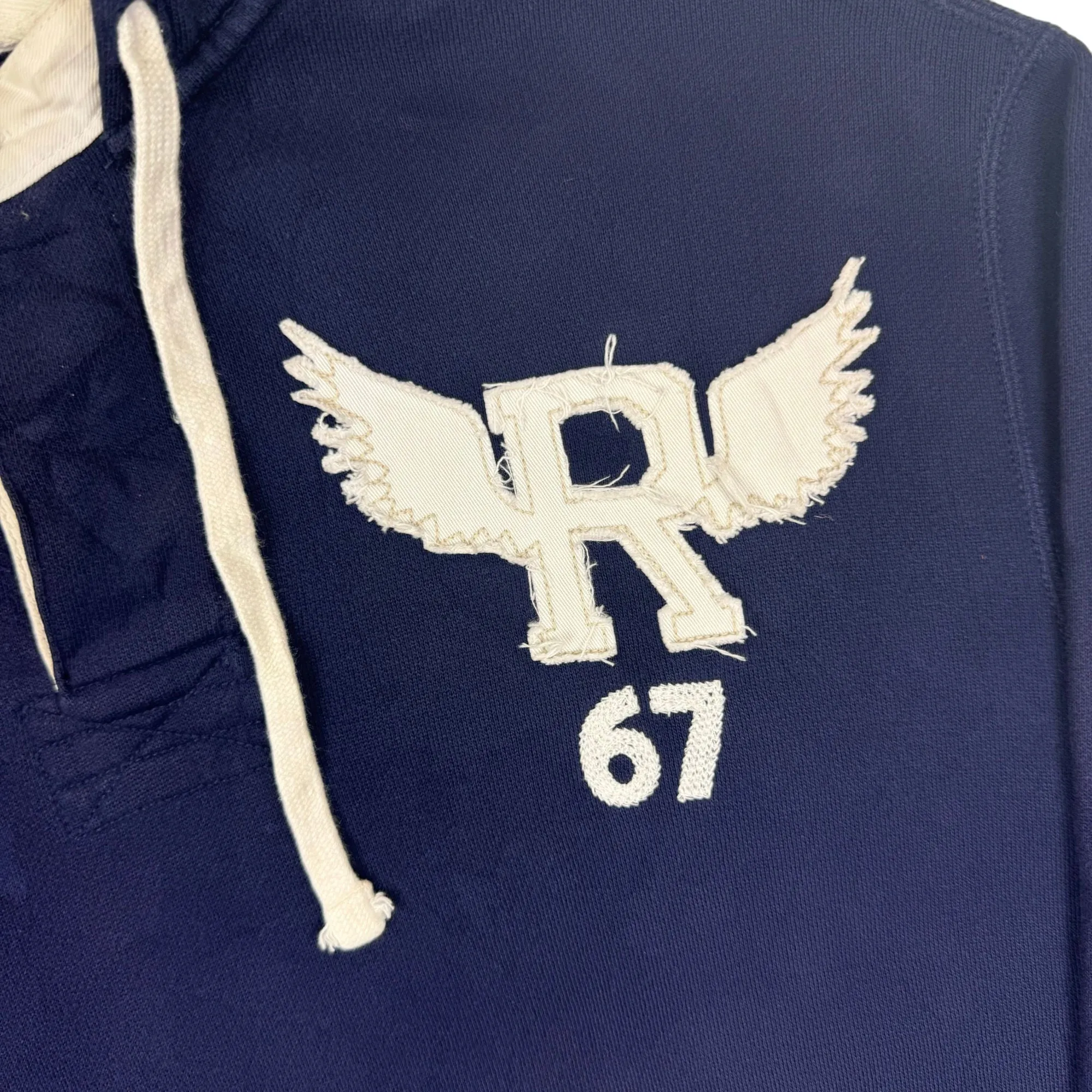 Polo Ralph Lauren 90's R Wing 67 Pullover Hoodie Navy