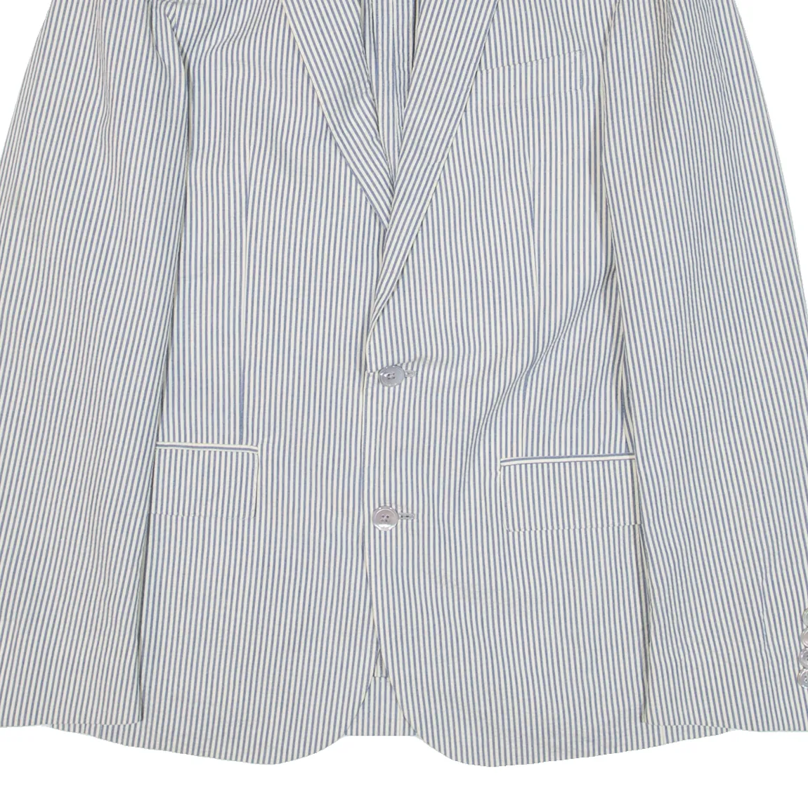 POLO RALPH LAUREN Mens Blazer Jacket Blue Striped S