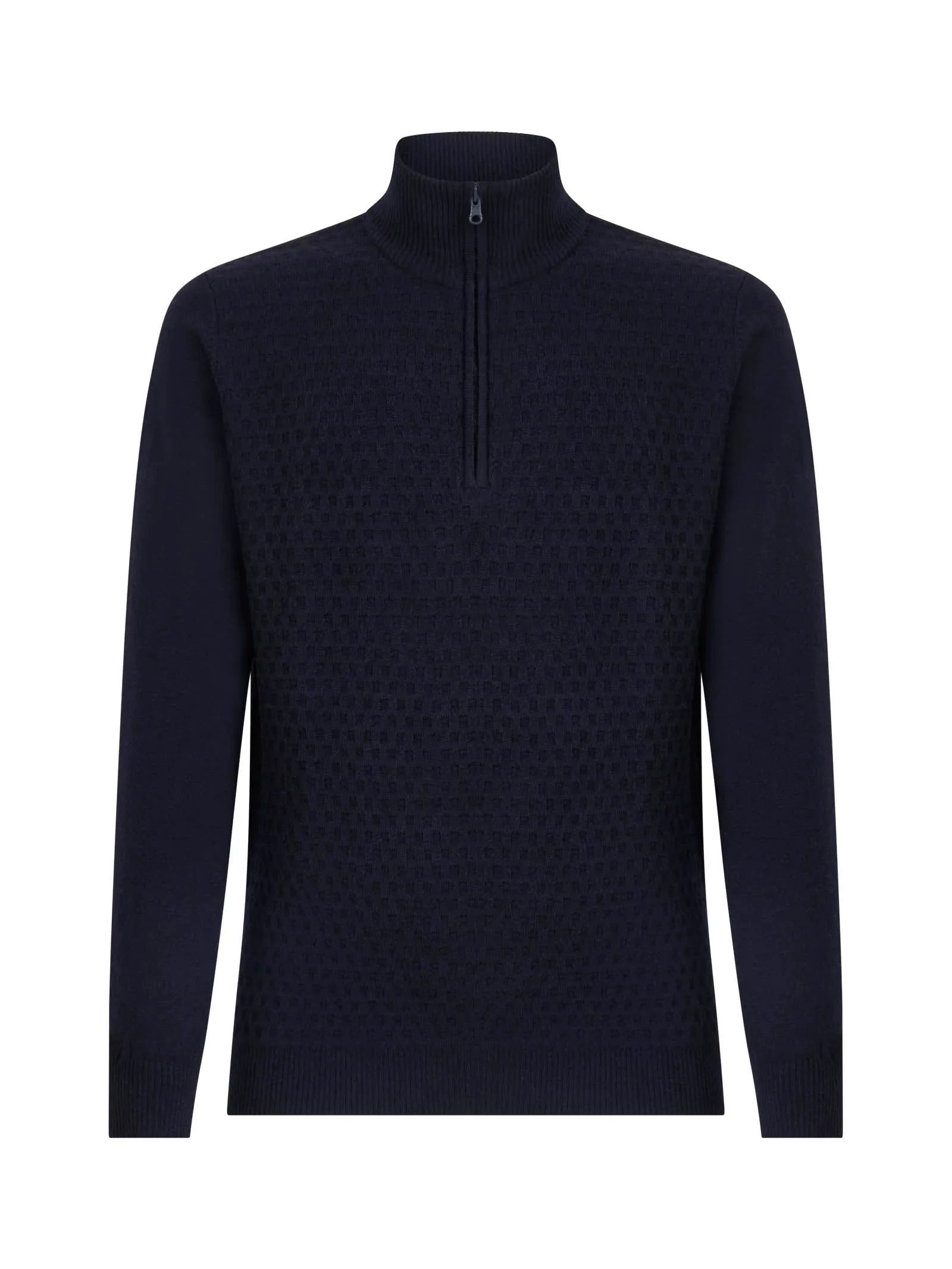 Pull con zip in Sport Wool