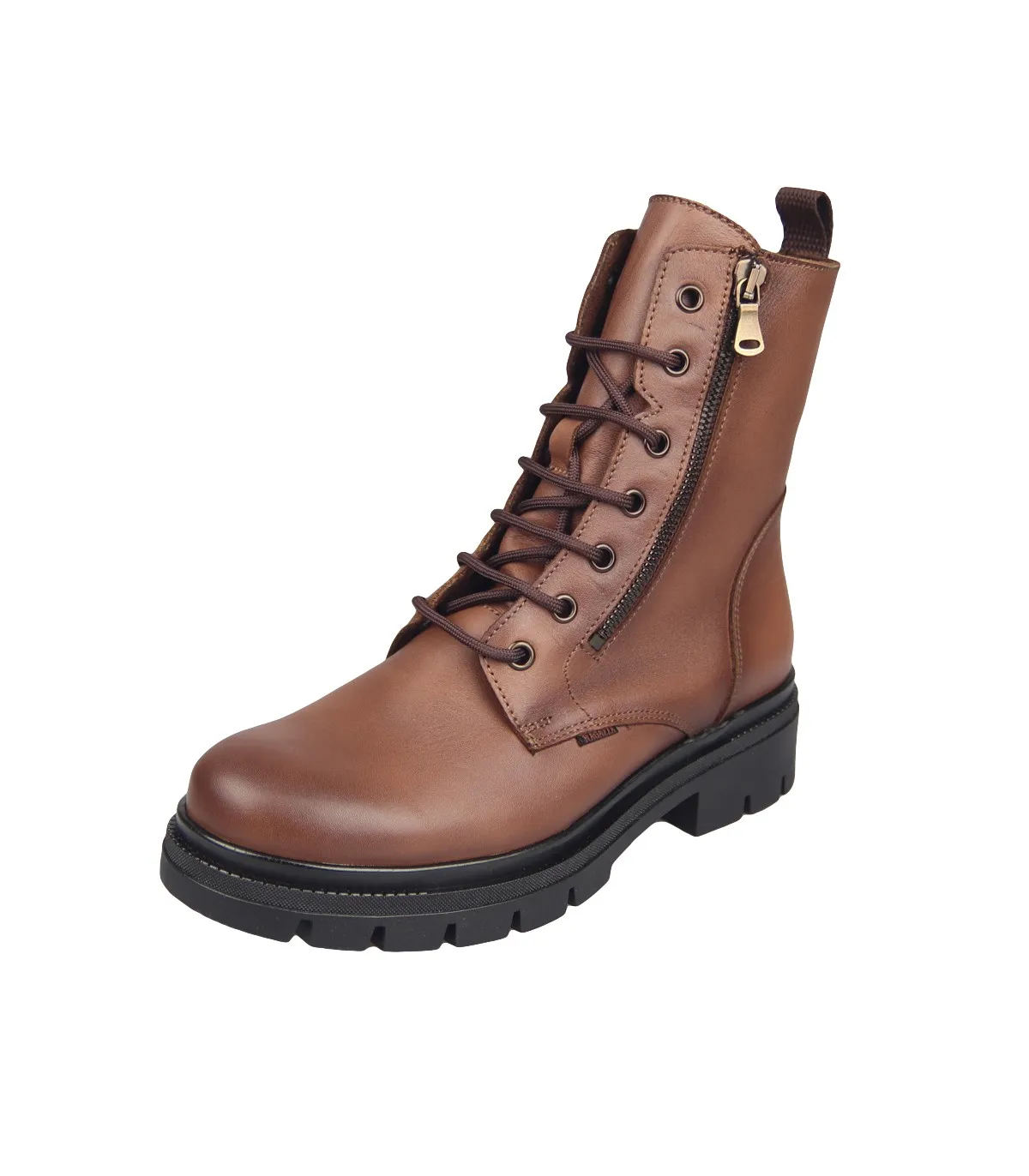 Ragazza Chunky Leather Boots - Congac 0424