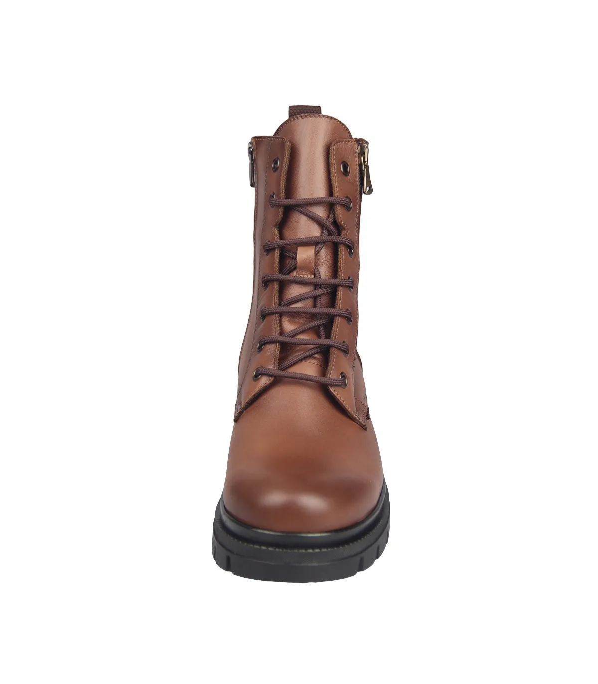 Ragazza Chunky Leather Boots - Congac 0424