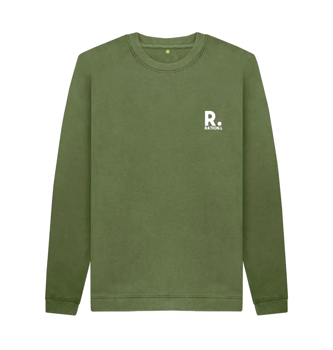 Ration.L Men's Organic Cotton Sweatshirt | Multiple Colours