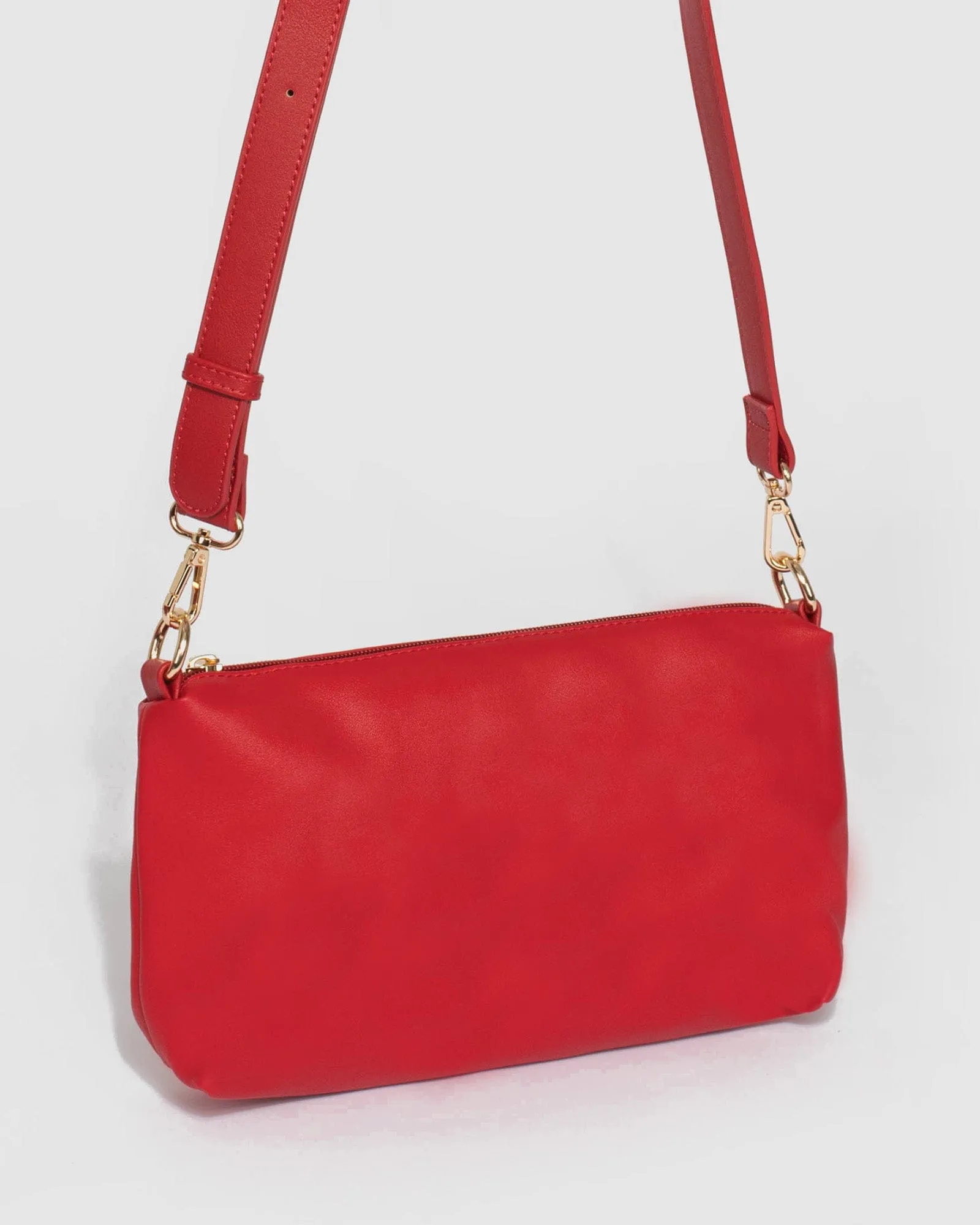 Red Sabina Stud Tote Bag