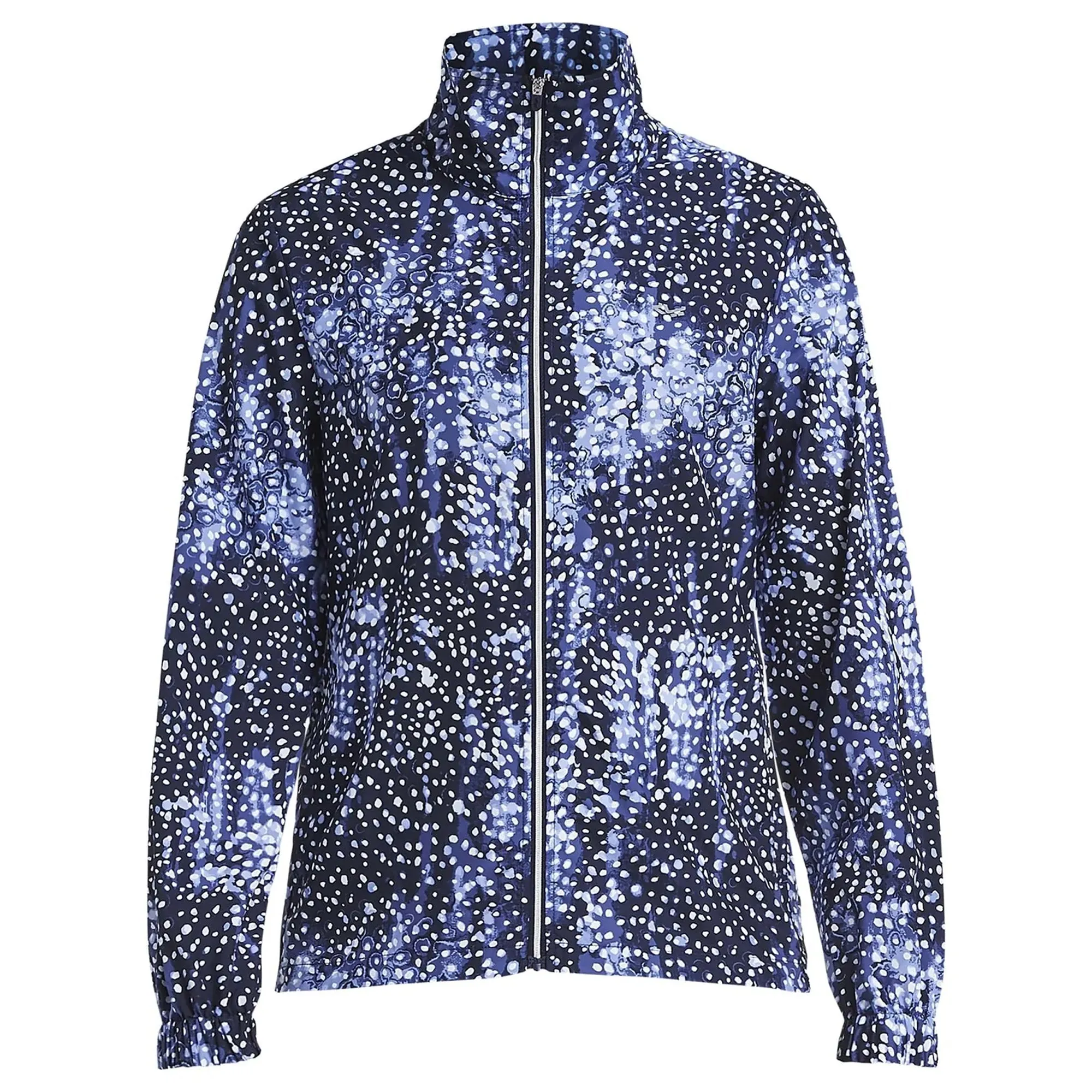 Rohnisch Ladies Pocket Windstopper Jacket Navy Dot