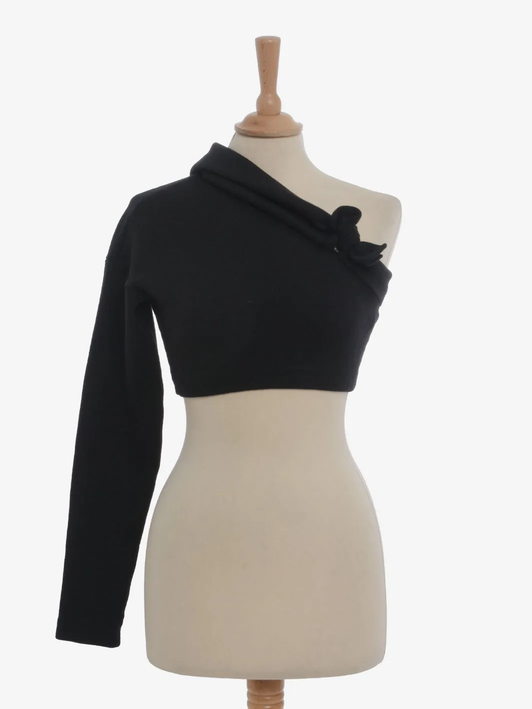 Romeo Gigli One-shoulder Wool Top - 80s