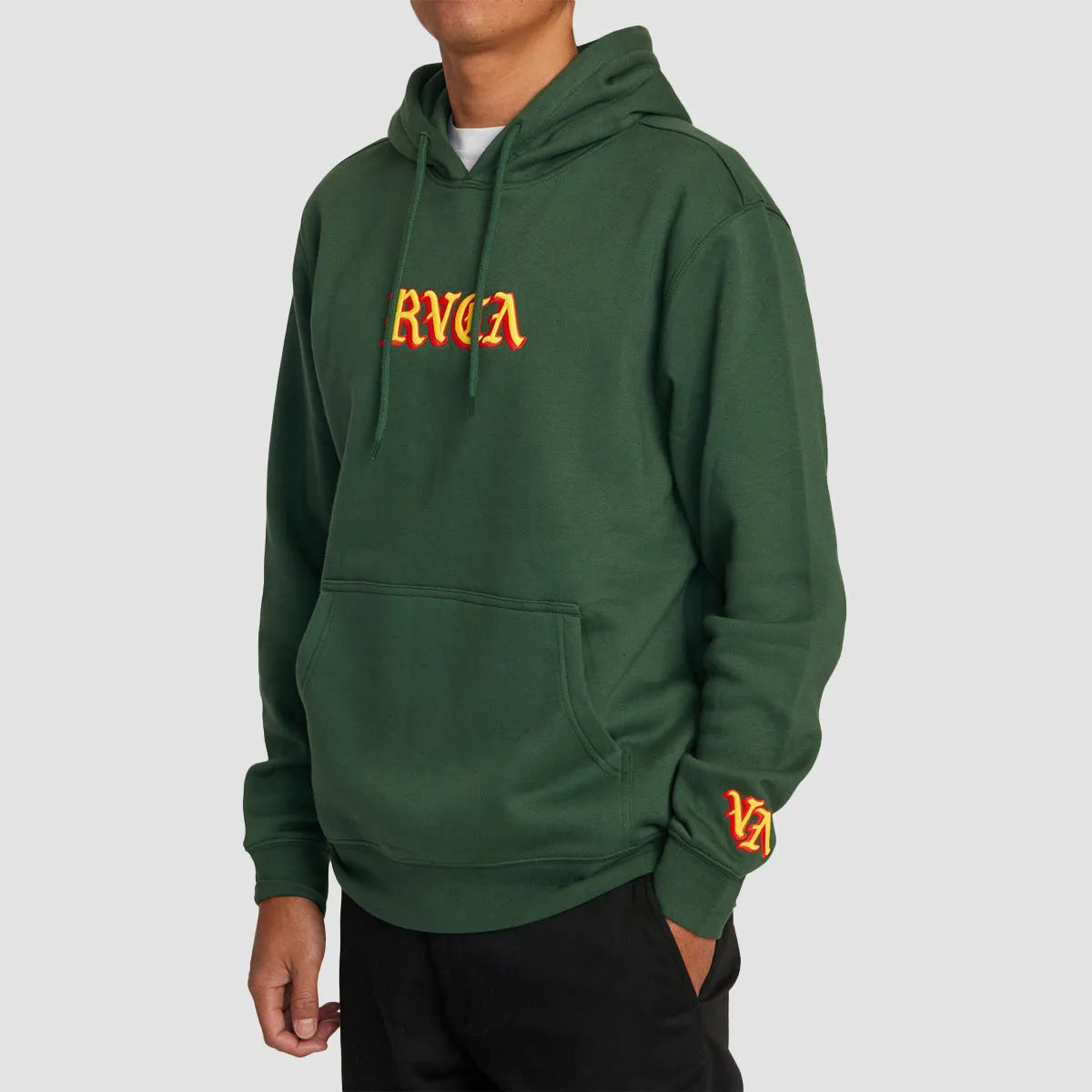 RVCA Del Toro Pullover Hoodie College Green