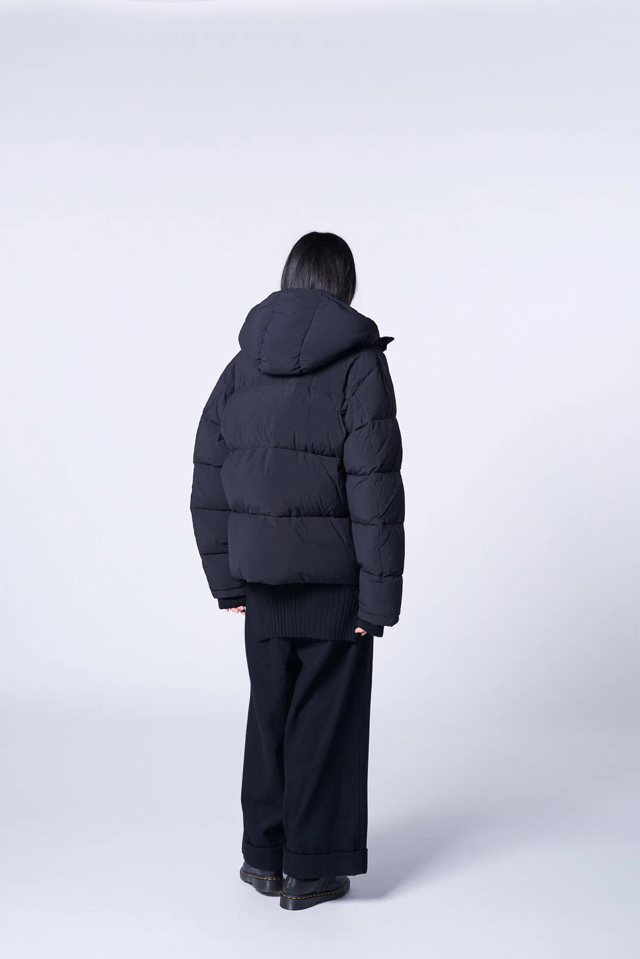 SALT SHRINK TYPEWRITER DOWN JACKET