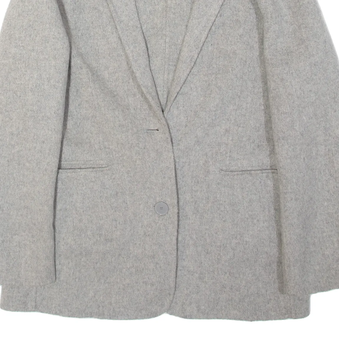 SANDRO Womens Blazer Jacket Grey Wool M