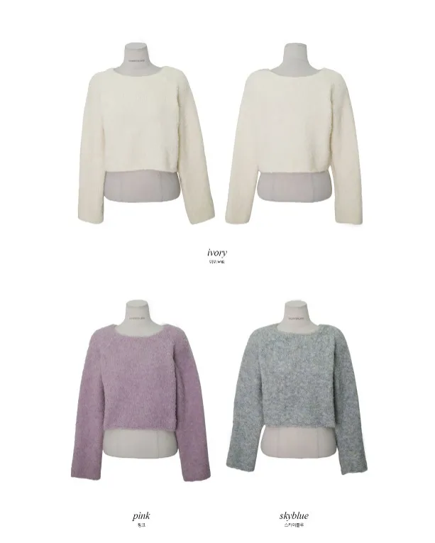 SHOPPERLAND  |Casual Style Wool Long Sleeves Plain Medium