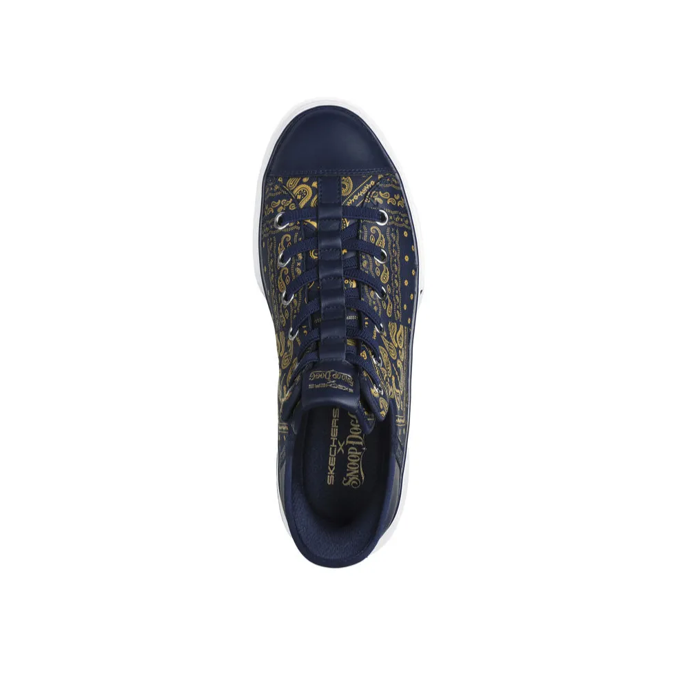 Skechers Snoop Dogg Mens Cordova Classic Shoes Navy