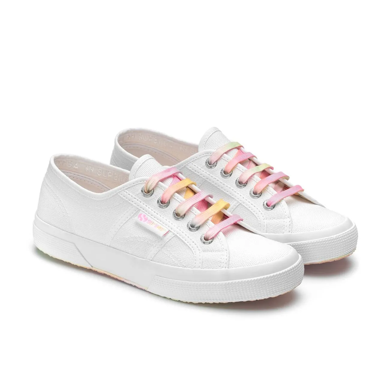 SNEAKERS 2750 SHADED LACE Donna White Candy Multicolor