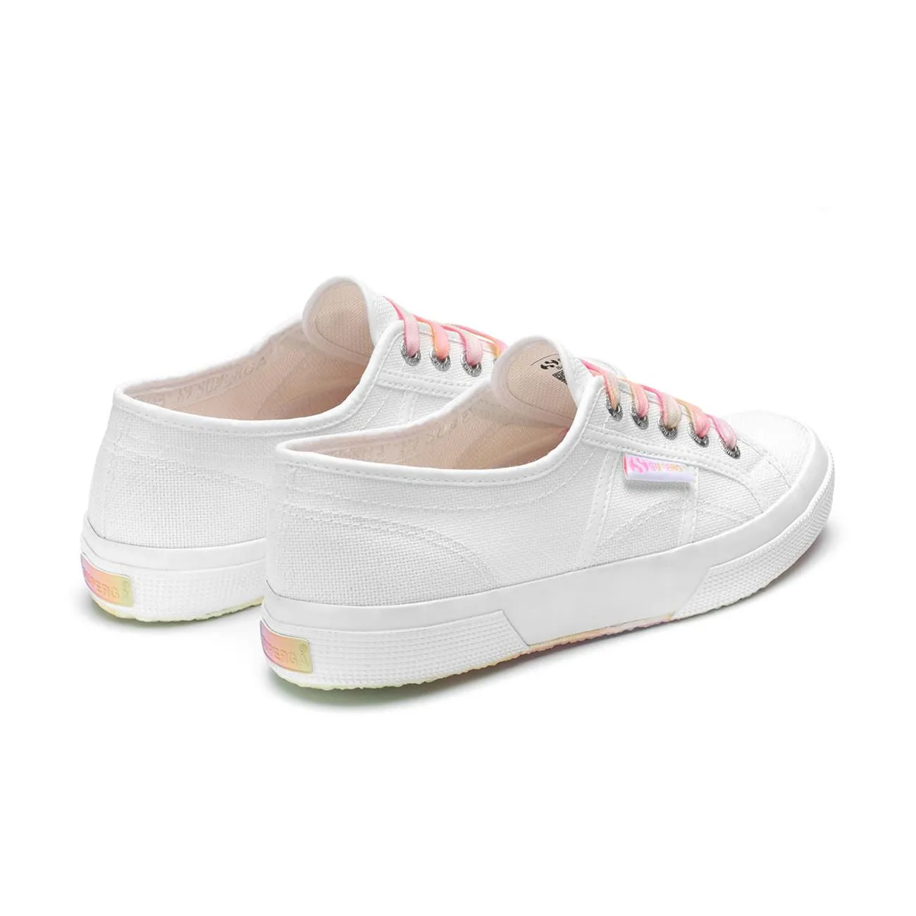 SNEAKERS 2750 SHADED LACE Donna White Candy Multicolor