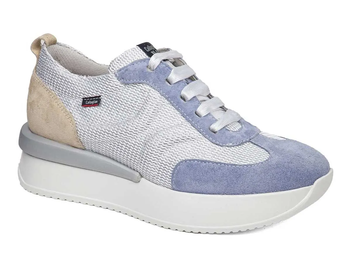 SNEAKERS CALLAGHAN DONNA PESCA  CIELO/BLANCO DINA 51200