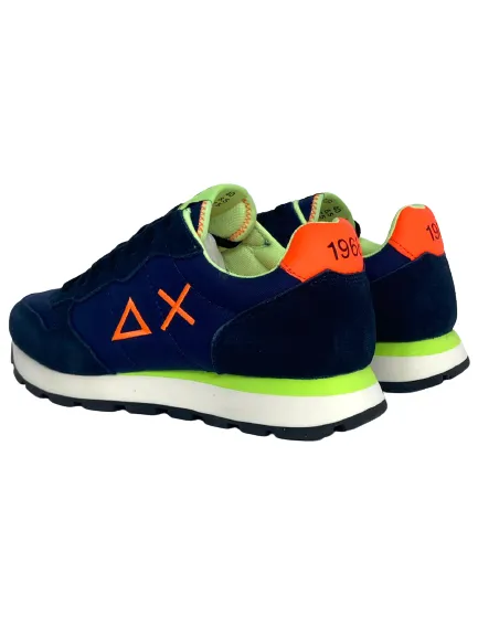 SNEAKERS UOMO BLU/FLUO Z32102 TOM FLUO