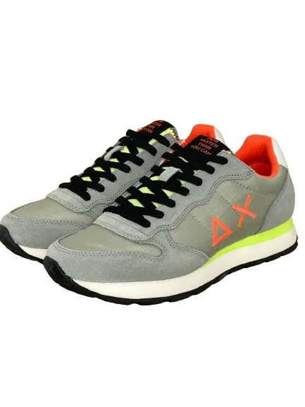 SNEAKERS UOMO GRIGIE Z34102 TOM FLUO