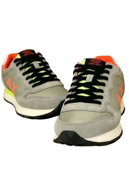 SNEAKERS UOMO GRIGIE Z34102 TOM FLUO