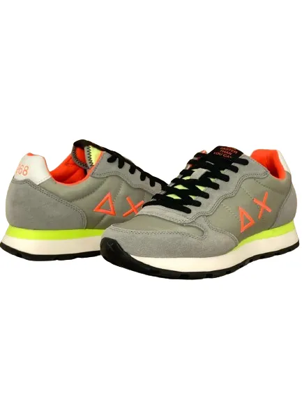 SNEAKERS UOMO GRIGIE Z34102 TOM FLUO