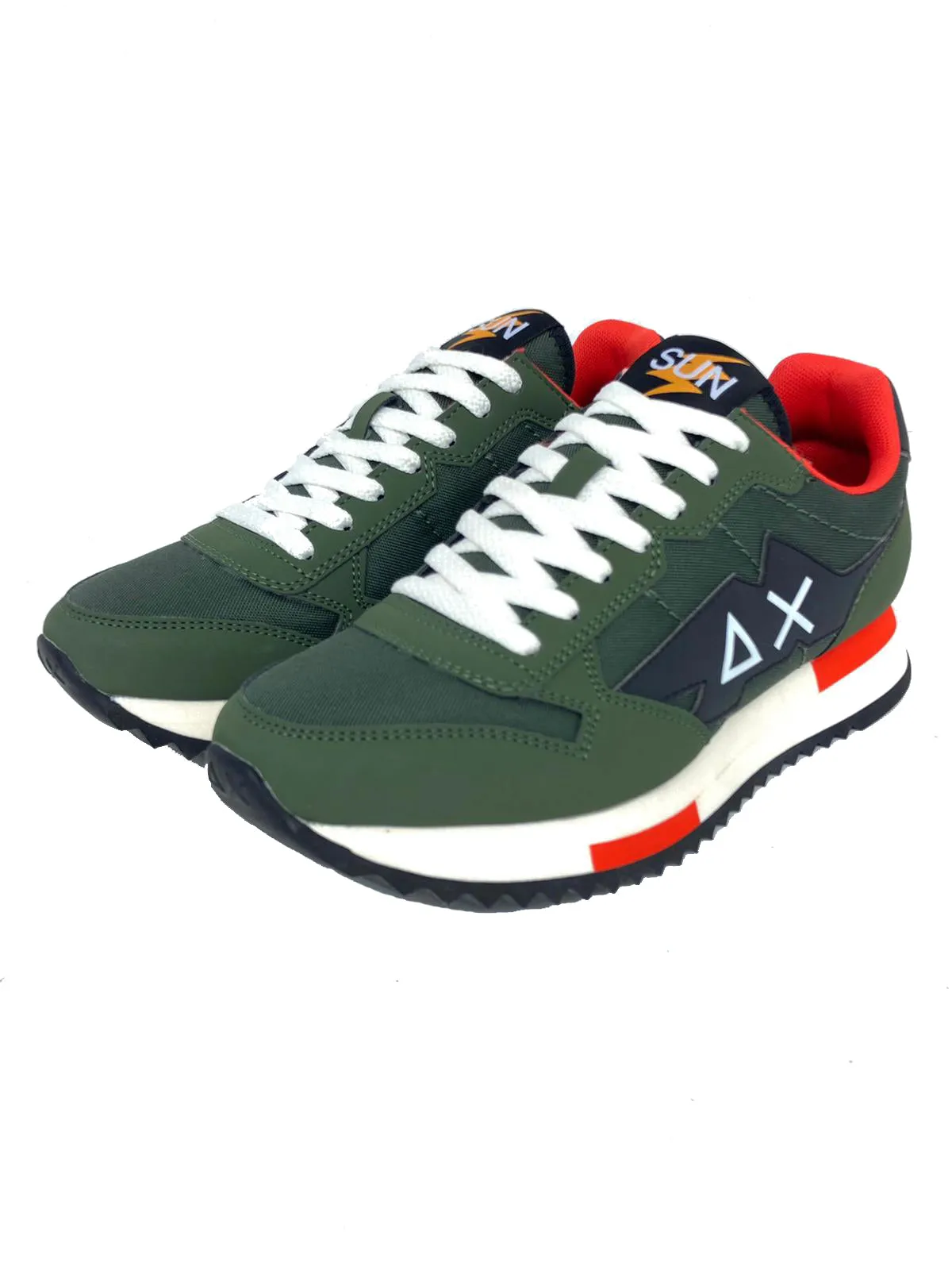 SNEAKERS UOMO VERDE MILITARE Z41116 NIKI SOLID NYLON