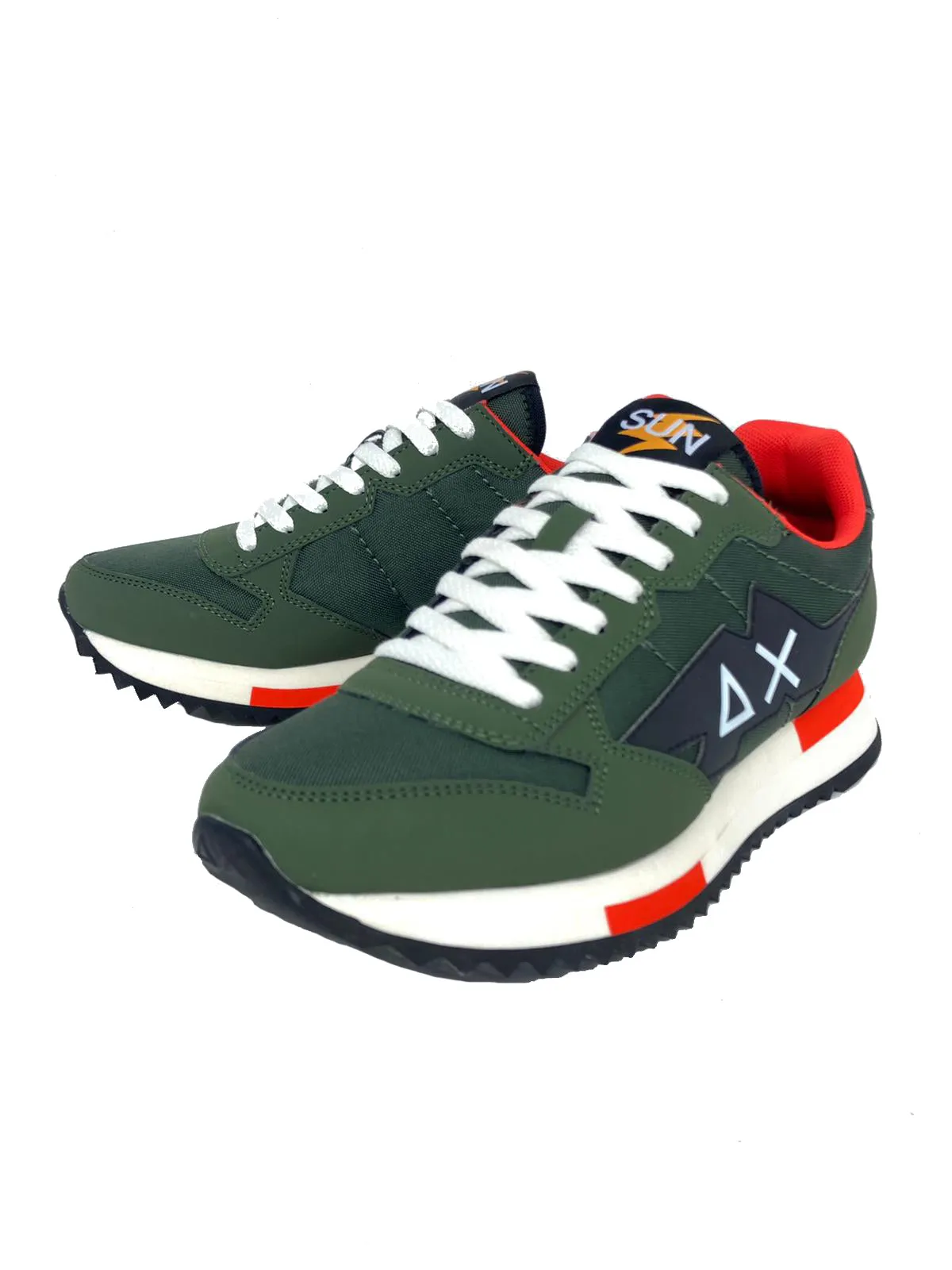 SNEAKERS UOMO VERDE MILITARE Z41116 NIKI SOLID NYLON