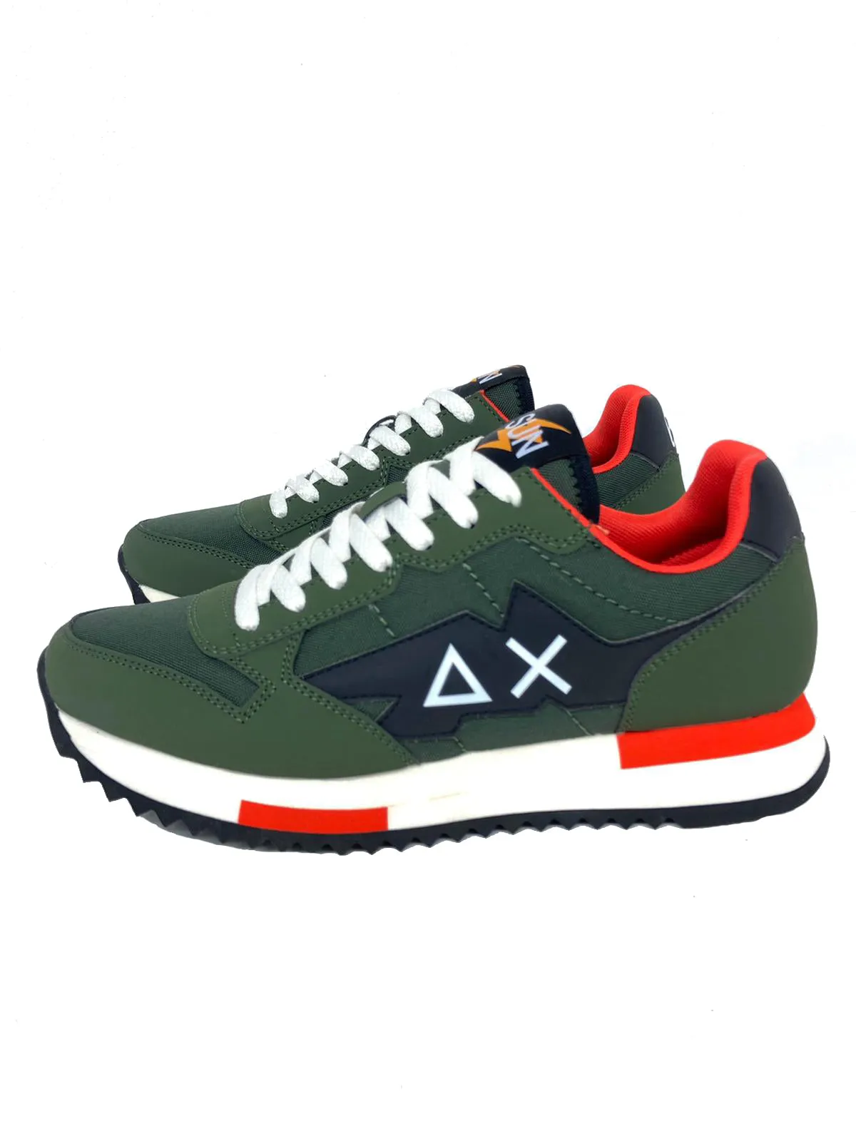 SNEAKERS UOMO VERDE MILITARE Z41116 NIKI SOLID NYLON