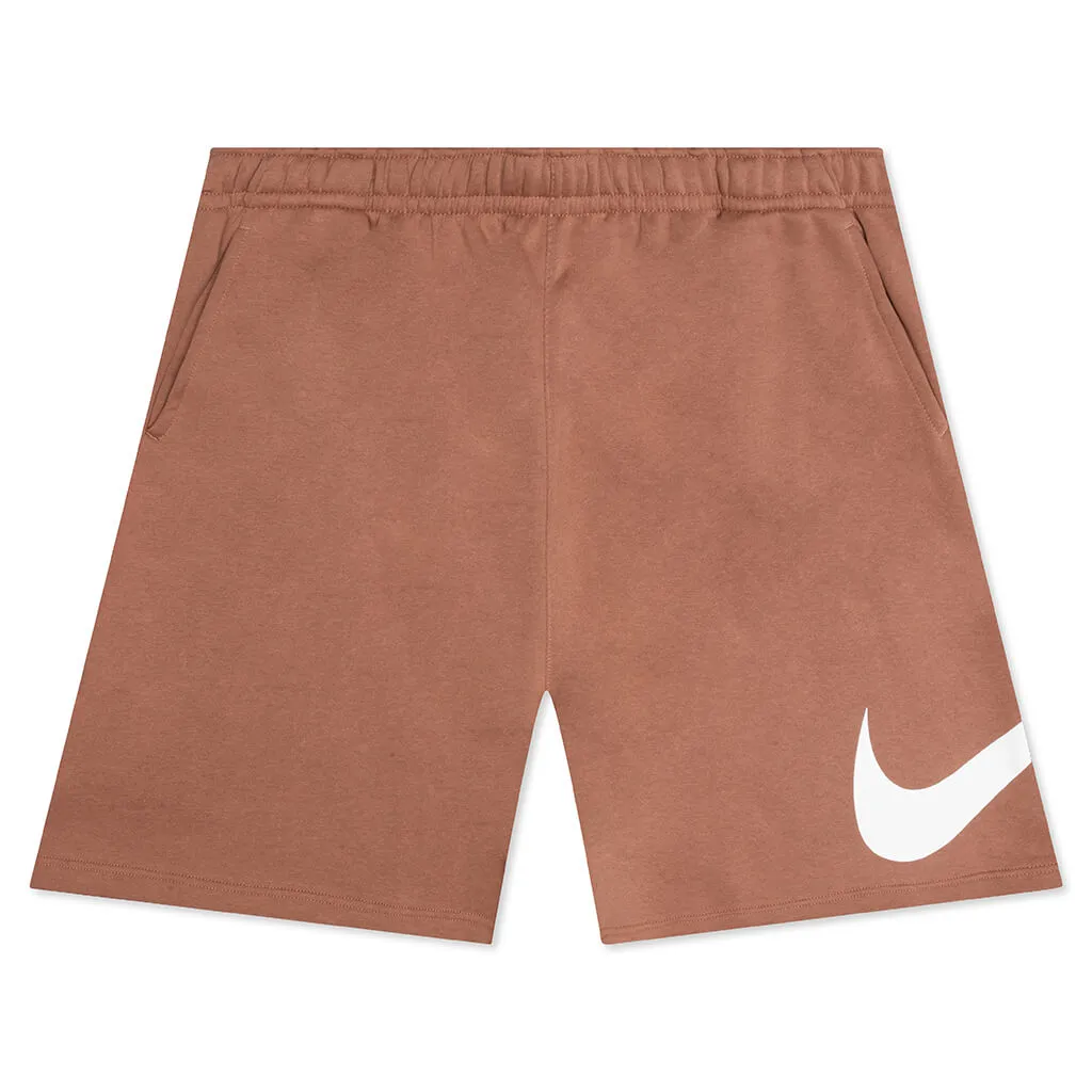 Sportswear Club Graphic Shorts - Mineral Clay