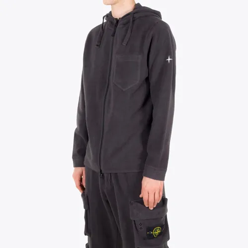 STONE ISLAND  |Nylon Long Sleeves Plain Cotton Logo Hoodies