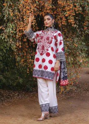 Tahra By Zainab Chottani Embroidered Lawn 3 Piece Unstitched Suit ZC24T 10A FREYA