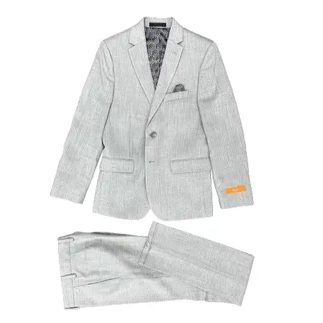 Tallia Boys Skinny Light Grey Suit CZ0050