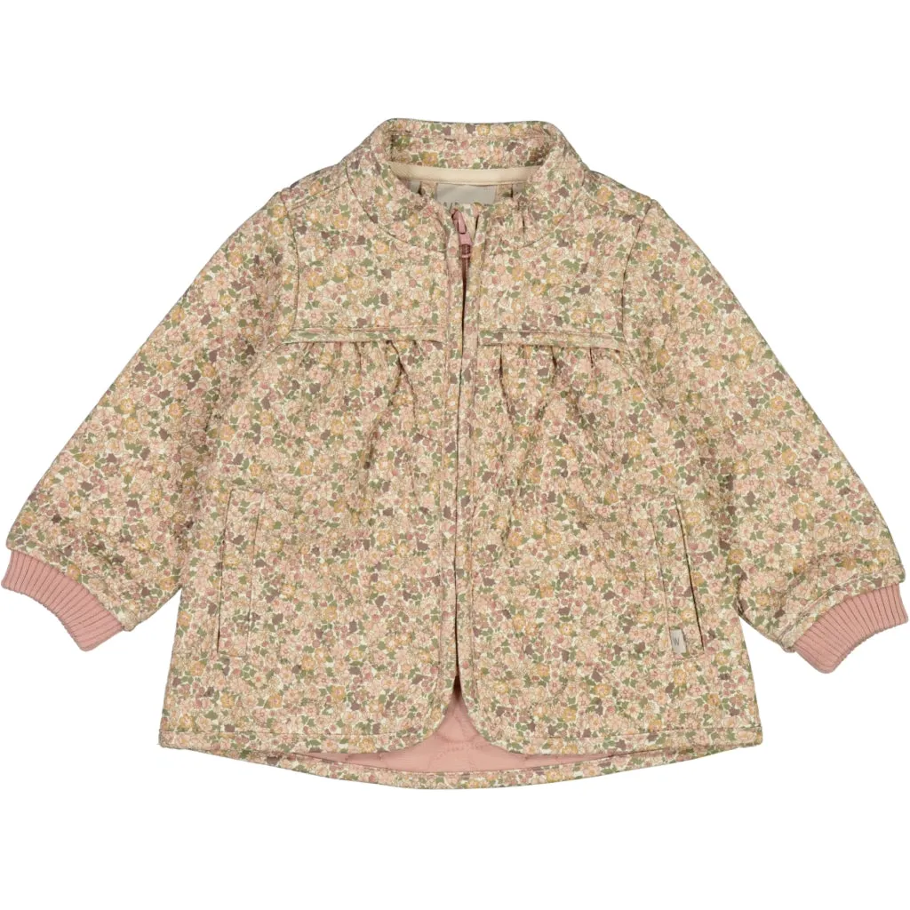 Thermo Jacket Thilde - eggshell flowers