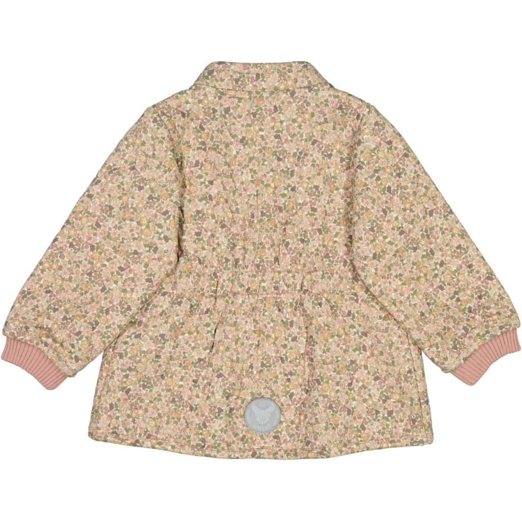 Thermo Jacket Thilde - eggshell flowers