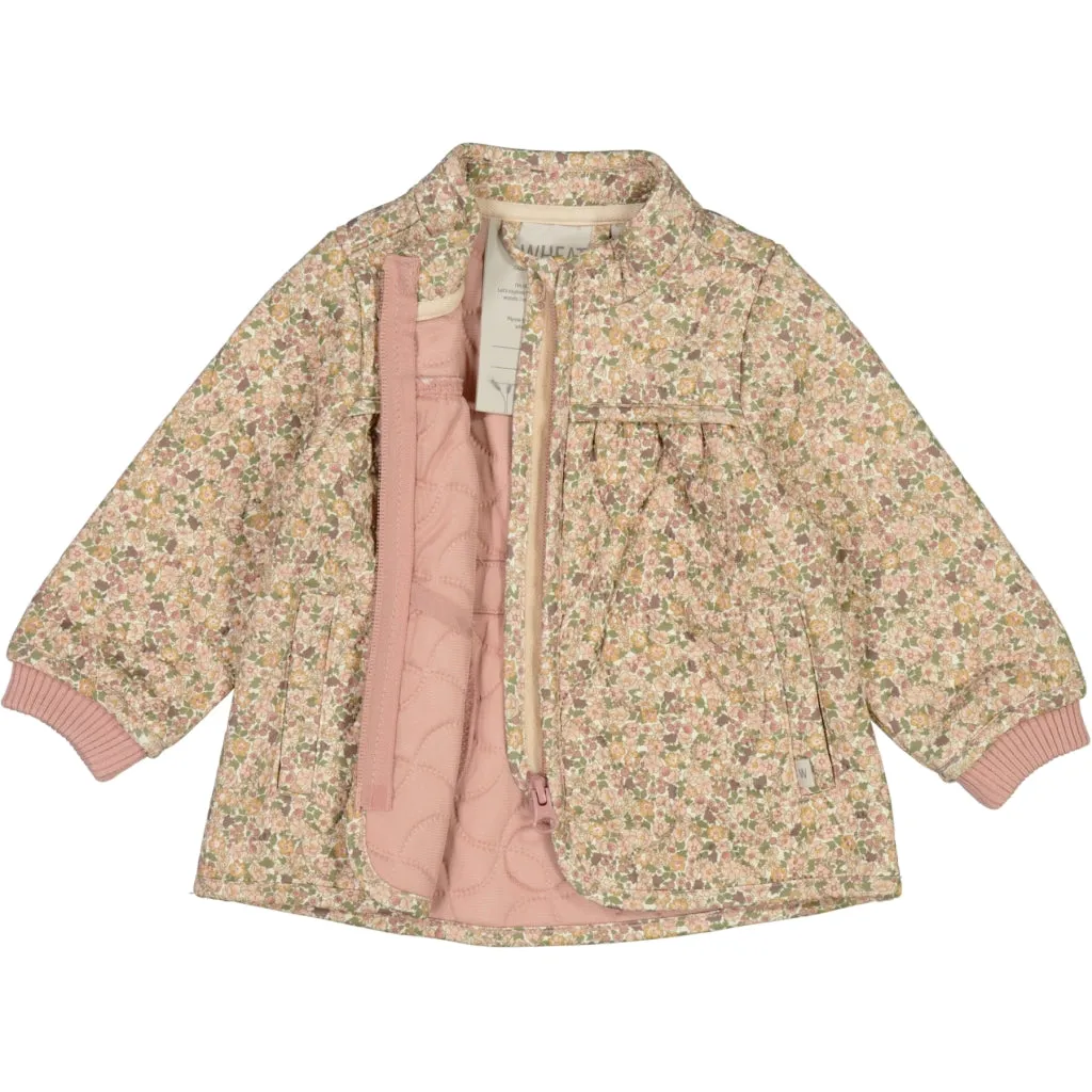 Thermo Jacket Thilde - eggshell flowers