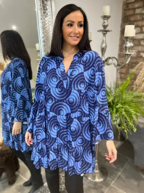 Tiered Circle Pattern Tunic Maura