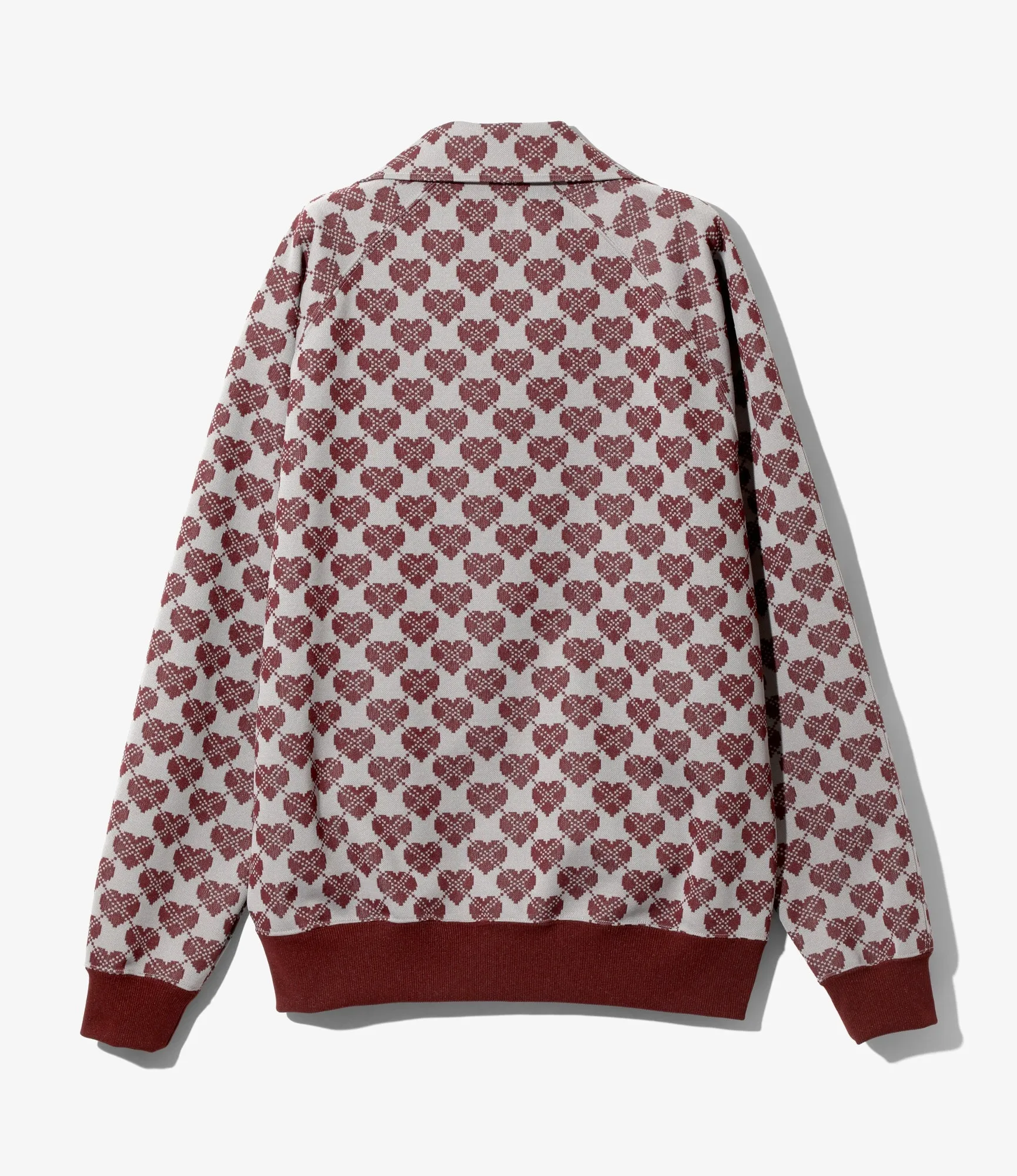 Track Jacket – Heart Jacquard Polyester