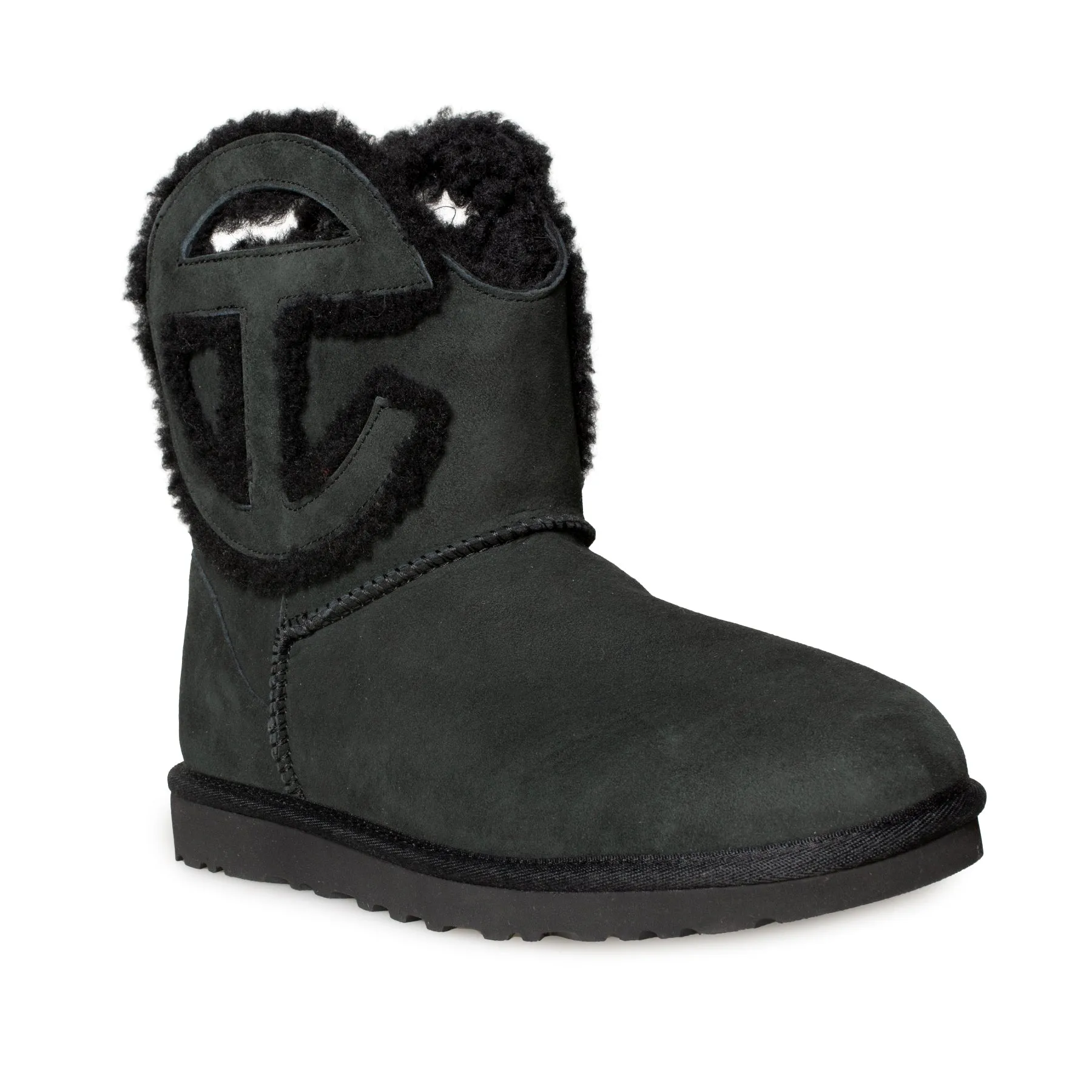 UGG X Telfar Logo Mini Black Boots - Women's