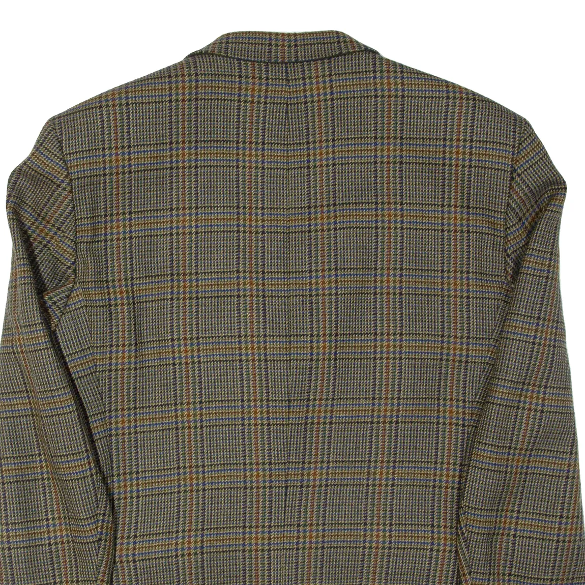 VALENTINO Mens Blazer Jacket Green Wool Plaid L