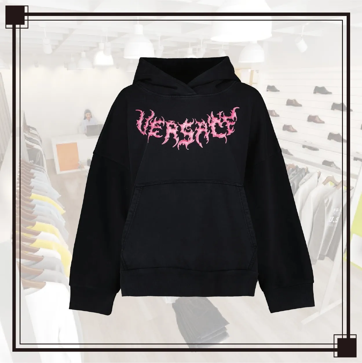 VERSACE  |Logo Hoodies & Sweatshirts